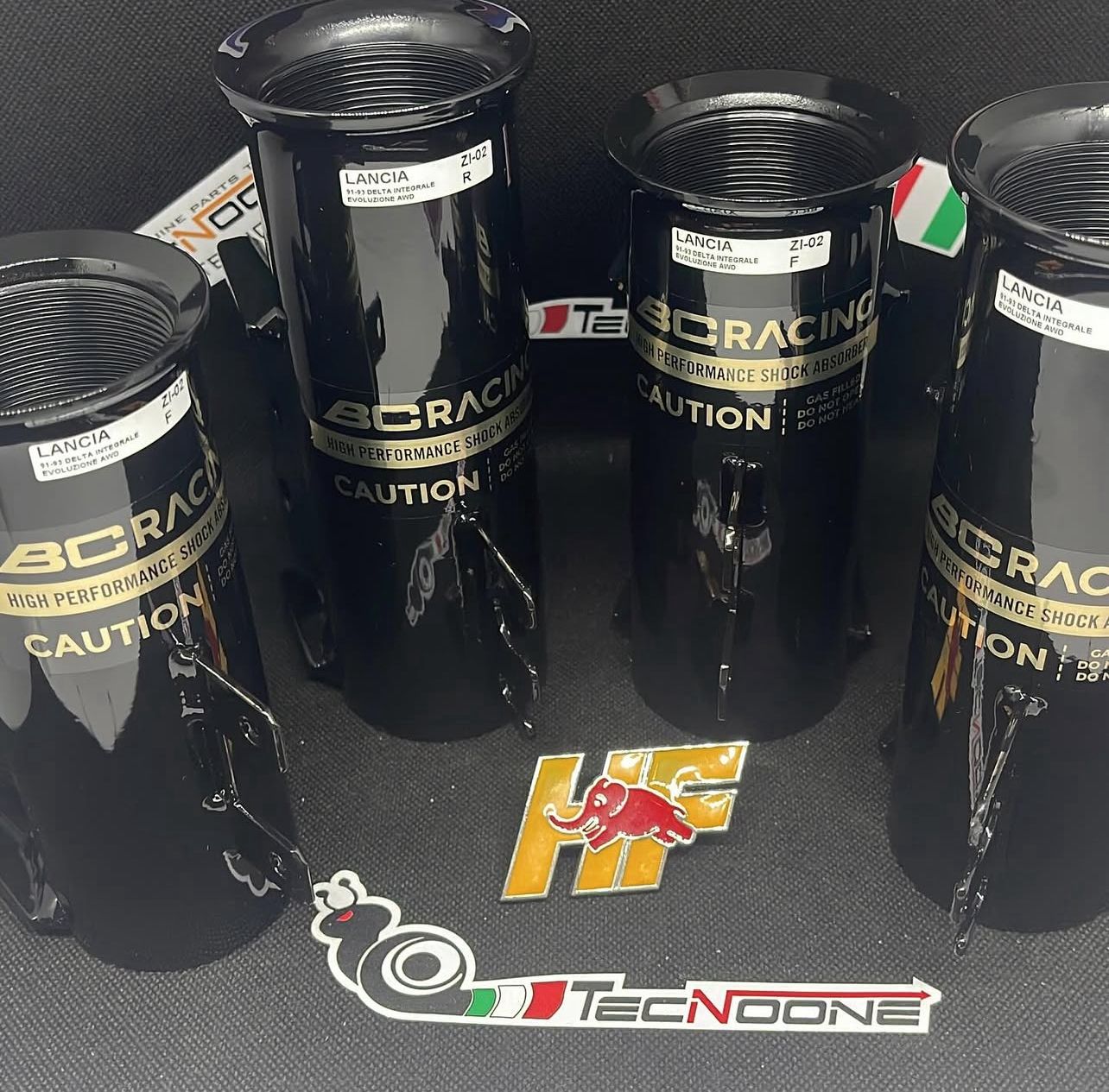 Base con ghiera attacco fusello EVO  BC COILOVER *ricambio*
